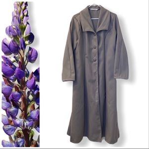NEW Stylish Long Grey Overcoat